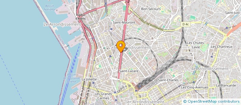 localisation de l'entreprise MONSIEUR FABIEN LAROUX à MARSEILLE