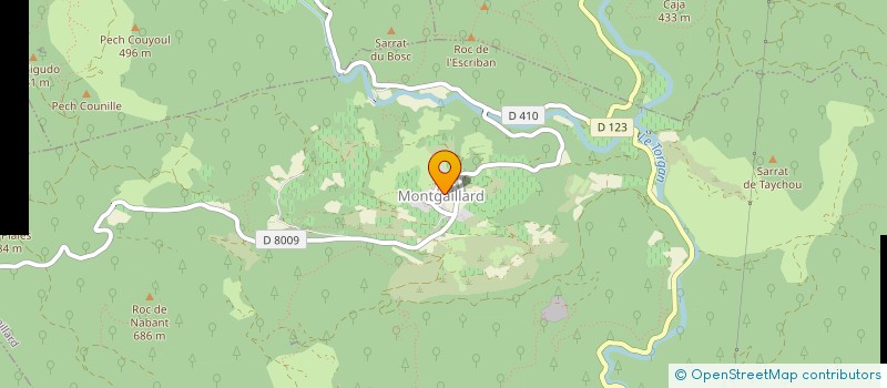 localisation de l'entreprise MONSIEUR FABIEN LARREGOLA  MONTGAILLARD