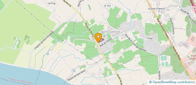 localisation de l'entreprise MONSIEUR FABIEN LARTIGUE  SAINT-GERVAIS