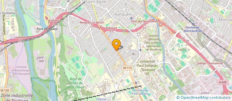 localisation de l'entreprise MONSIEUR FABIEN LATOURELLE  TOULOUSE