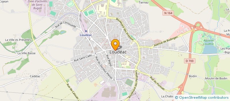 localisation de l'entreprise MONSIEUR FABIEN LAUBE à LOUDEAC