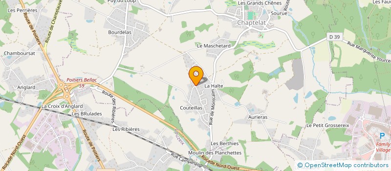 localisation de l'entreprise MONSIEUR FABIEN LAURENT à CHAPTELAT