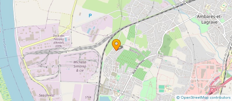 localisation de l'entreprise MONSIEUR FABIEN LAURES  BASSENS