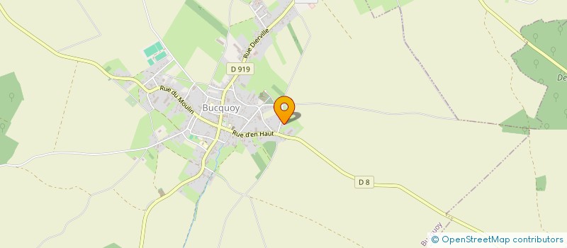 localisation de l'entreprise MONSIEUR FABIEN LAVOISIER  BUCQUOY