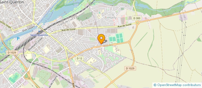 localisation de l'entreprise MONSIEUR FABIEN LE CHEVOIR  HARLY