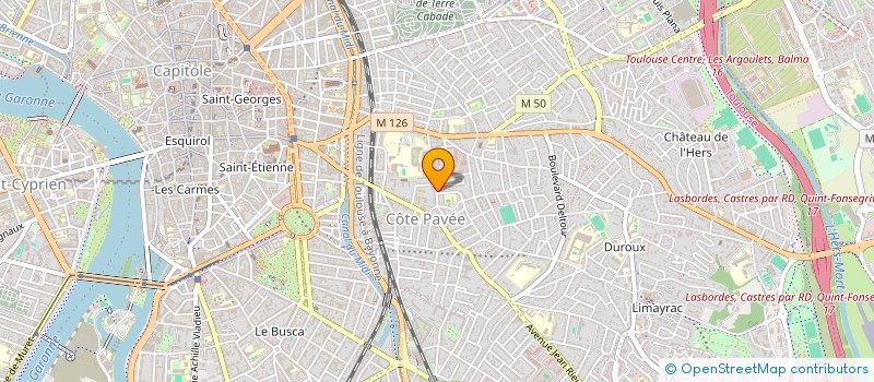 localisation de l'entreprise MONSIEUR FABIEN LE PRIEULT  TOULOUSE