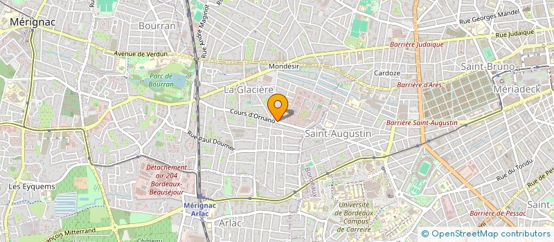 localisation de l'entreprise MONSIEUR FABIEN LE THUAUT  MERIGNAC