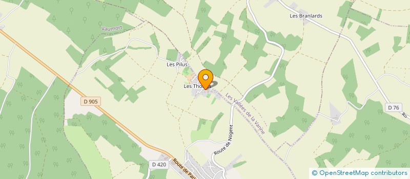 localisation de l'entreprise MONSIEUR FABIEN LEBIAN  CERISIERS