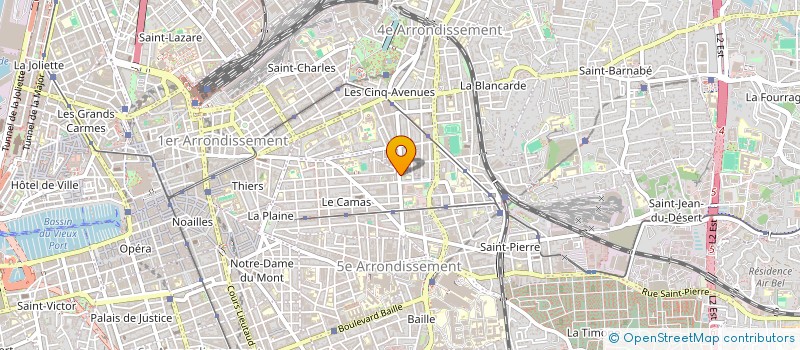 localisation de l'entreprise MONSIEUR FABIEN LEBLANC à MARSEILLE