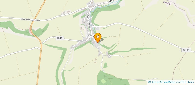 localisation de l'entreprise MONSIEUR FABIEN LEBLANC  SEMIDE