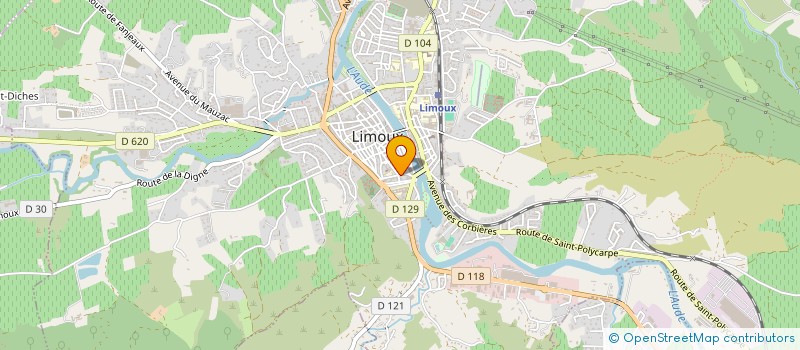 localisation de l'entreprise MONSIEUR FABIEN LECA à LIMOUX