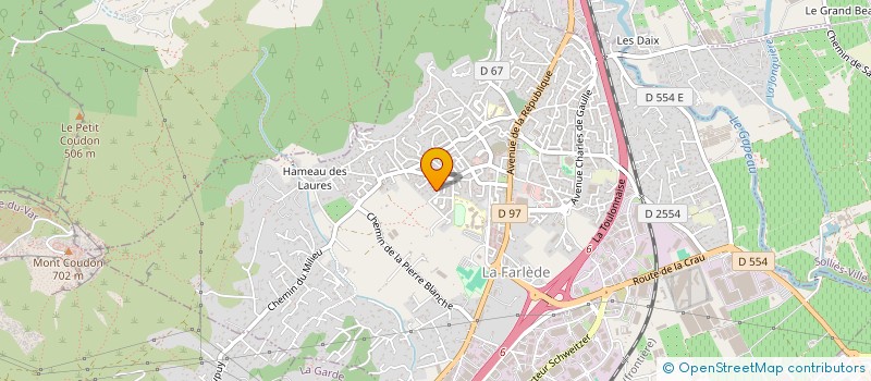 localisation de l'entreprise MONSIEUR FABIEN LECLERT  LA FARLEDE