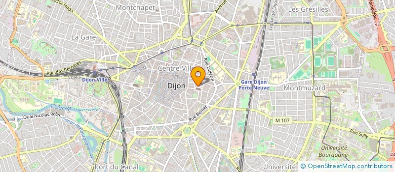 localisation de l'entreprise MONSIEUR FABIEN LEDE à DIJON
