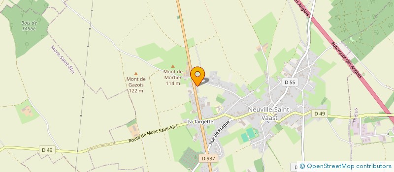 localisation de l'entreprise MONSIEUR FABIEN LEDIEU  NEUVILLE-SAINT-VAAST