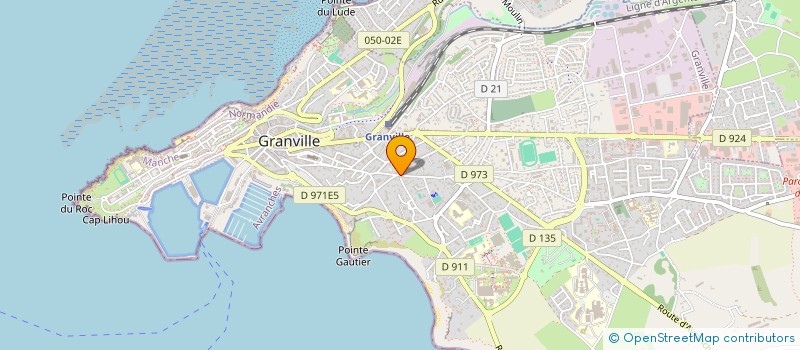 localisation de l'entreprise MONSIEUR FABIEN LEFEBVRE  GRANVILLE