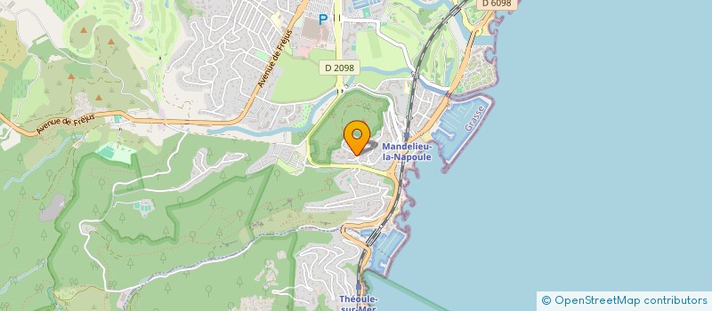 localisation de l'entreprise MONSIEUR FABIEN LEFEBVRE  MANDELIEU LA NAPOULE