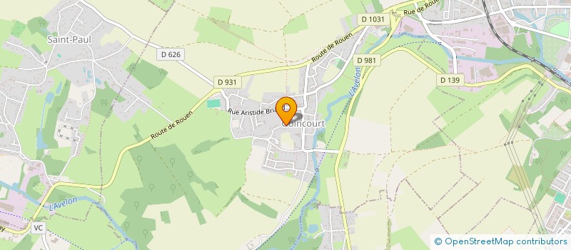 localisation de l'entreprise MONSIEUR FABIEN LEFEVRE  SERIFONTAINE