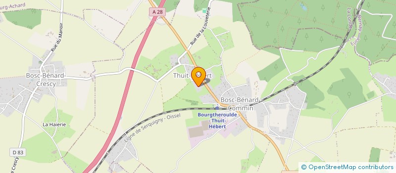 localisation de l'entreprise MONSIEUR FABIEN LEFEVRE  GRAND BOURGTHEROULDE