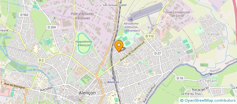 localisation de l'entreprise MONSIEUR FABIEN LEFEVRE à ALENCON