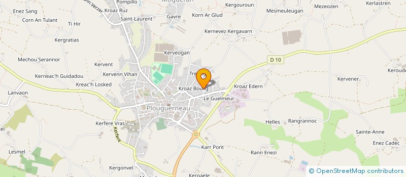 localisation de l'entreprise MONSIEUR FABIEN LEFOULON  PLOUGUERNEAU