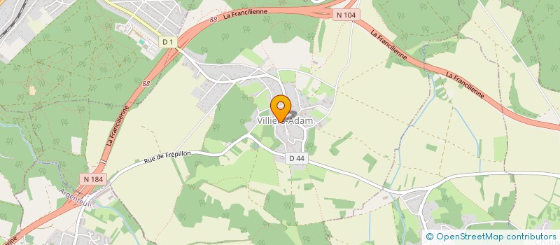 localisation de l'entreprise MONSIEUR FABIEN LEGALOIS  MERIEL