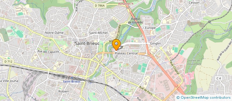 localisation de l'entreprise MONSIEUR FABIEN LEGAUD à SAINT-BRIEUC