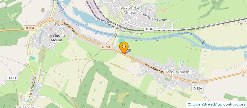 localisation de l'entreprise MONSIEUR FABIEN LEGROS  CHARLEVILLE-MEZIERES