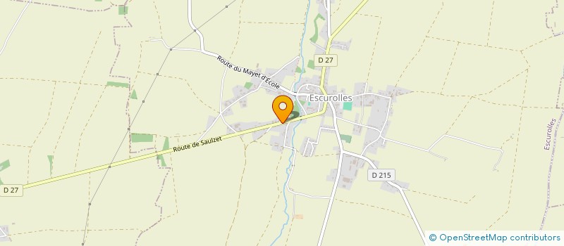 localisation de l'entreprise MONSIEUR FABIEN LELAY  ESCUROLLES