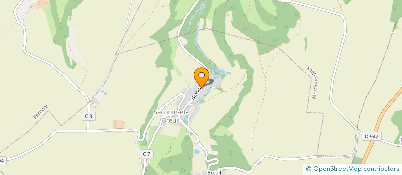localisation de l'entreprise MONSIEUR FABIEN LEMAIRE  SACONIN-ET-BREUIL