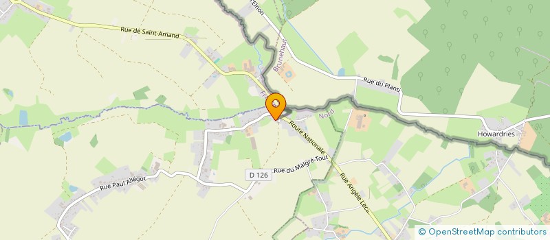 localisation de l'entreprise MONSIEUR FABIEN LEMAIRE  AIX-EN-PEVELE