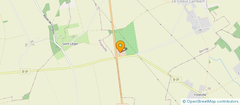 localisation de l'entreprise MONSIEUR FABIEN LEMARCHAND  LE TILLEUL-LAMBERT