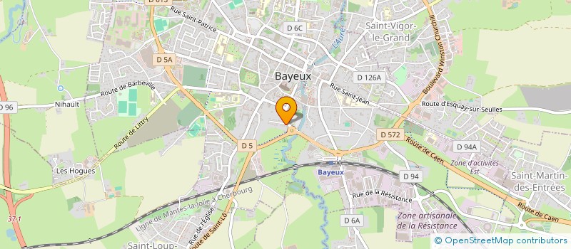 localisation de l'entreprise MONSIEUR FABIEN LERABLE à BAYEUX