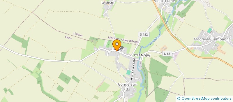 localisation de l'entreprise MONSIEUR FABIEN LESAULNIER à CONDE-SUR-IFS