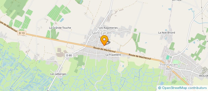 localisation de l'entreprise MONSIEUR FABIEN LETELLIER à VILLENEUVE-EN-RETZ