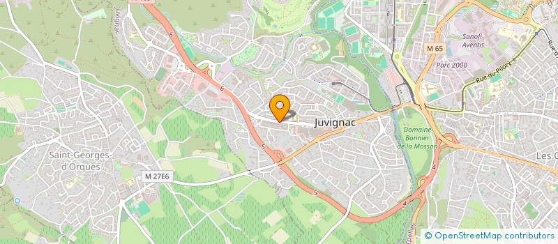 localisation de l'entreprise MONSIEUR FABIEN LETOURNEUR  JUVIGNAC