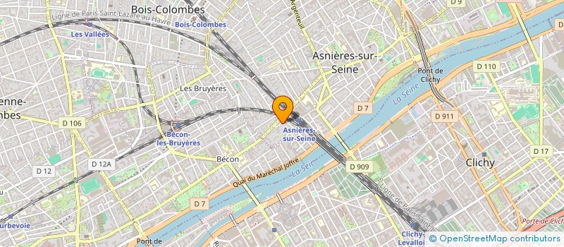 localisation de l'entreprise MONSIEUR FABIEN LIEBUS  ASNIERES-SUR-SEINE