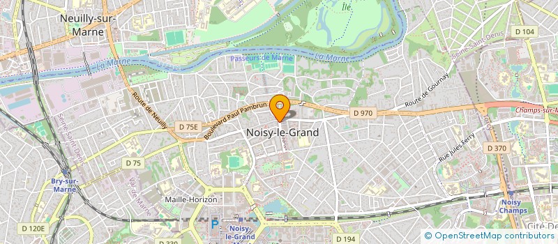 localisation de l'entreprise MONSIEUR FABIEN LIMOUSIN  NOISY-LE-GRAND