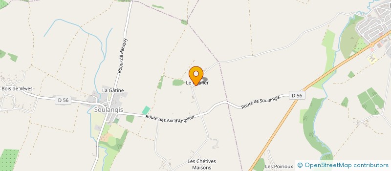 localisation de l'entreprise MONSIEUR FABIEN LINARD  SOULANGIS