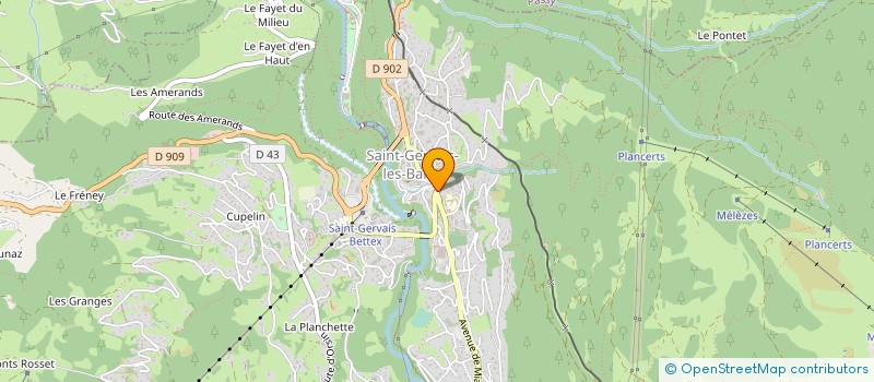 localisation de l'entreprise MONSIEUR FABIEN LION à SAINT-GERVAIS-LES-BAINS