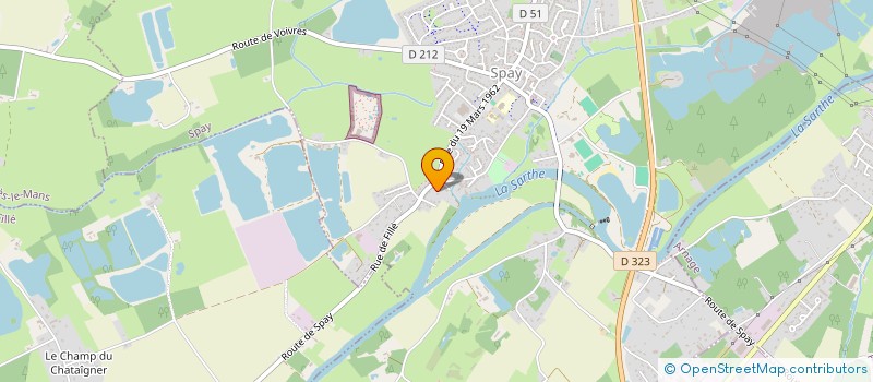 localisation de l'entreprise MONSIEUR FABIEN LOISEAU  SPAY