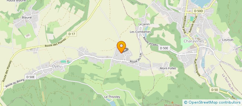 localisation de l'entreprise MONSIEUR FABIEN LOPEZ à OYEU