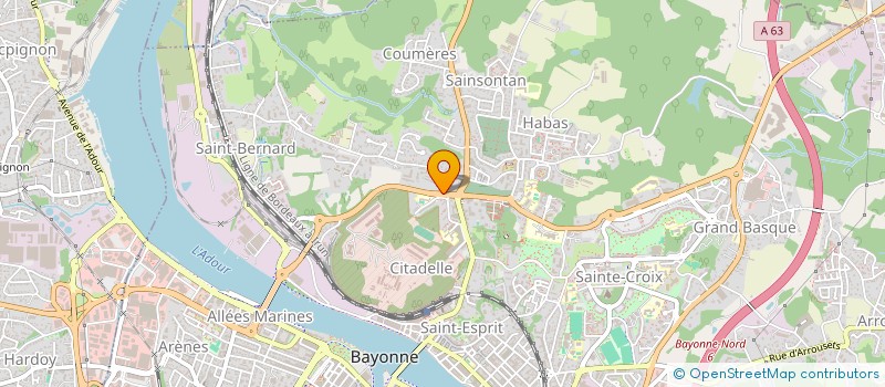localisation de l'entreprise MONSIEUR FABIEN LOPEZ à BAYONNE