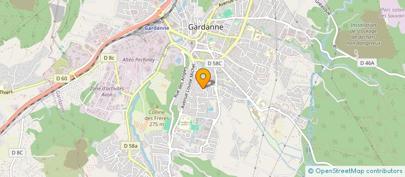 localisation de l'entreprise MONSIEUR FABIEN LOPEZ à GARDANNE
