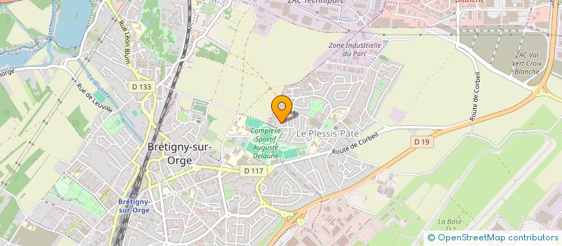 localisation de l'entreprise MONSIEUR FABIEN LORENTZ  LE PLESSIS-PATE