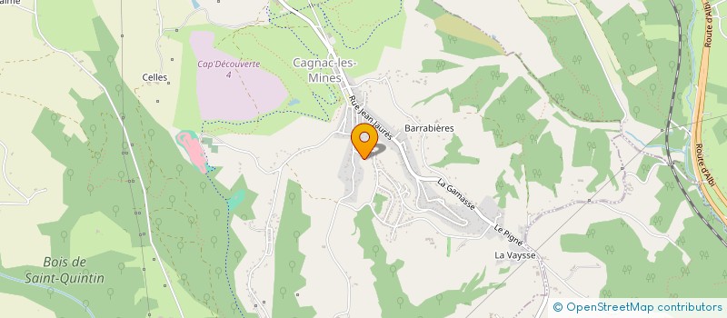 localisation de l'entreprise MONSIEUR FABIEN LORO  CAGNAC-LES-MINES