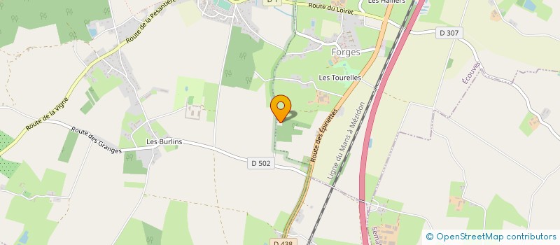 localisation de l'entreprise MONSIEUR FABIEN LOTTON à ECOUVES