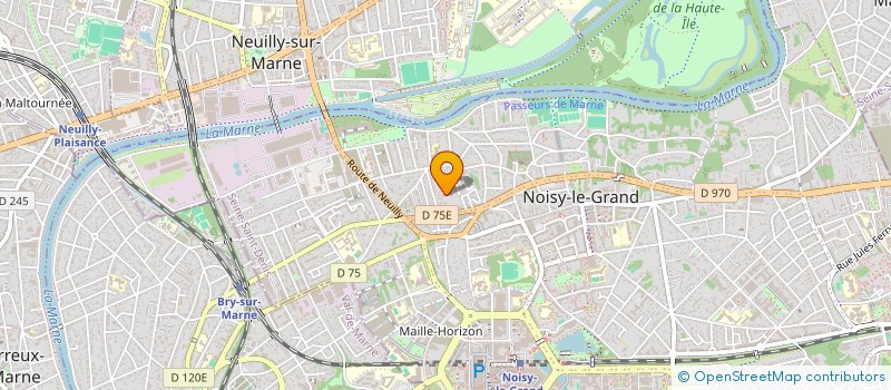 localisation de l'entreprise MONSIEUR FABIEN LUC JOCELYN AMANT à NOISY-LE-GRAND
