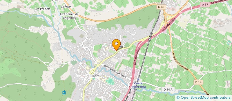 localisation de l'entreprise MONSIEUR FABIEN LUNEL  CUERS