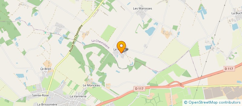 localisation de l'entreprise MONSIEUR FABIEN LUNEL  LA CHEVROLIERE