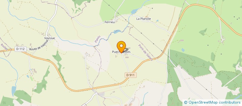 localisation de l'entreprise MONSIEUR FABIEN MACABIAU  PONT-DE-SALARS